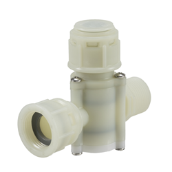 Automatic shut off inline filter ¾" -¾"  BSP 180º  washable 49 MESH - WRAS approved   